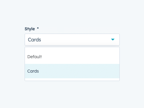 Various Design Options