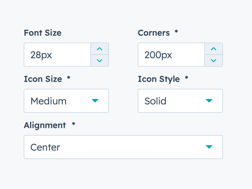 Easy Customization
